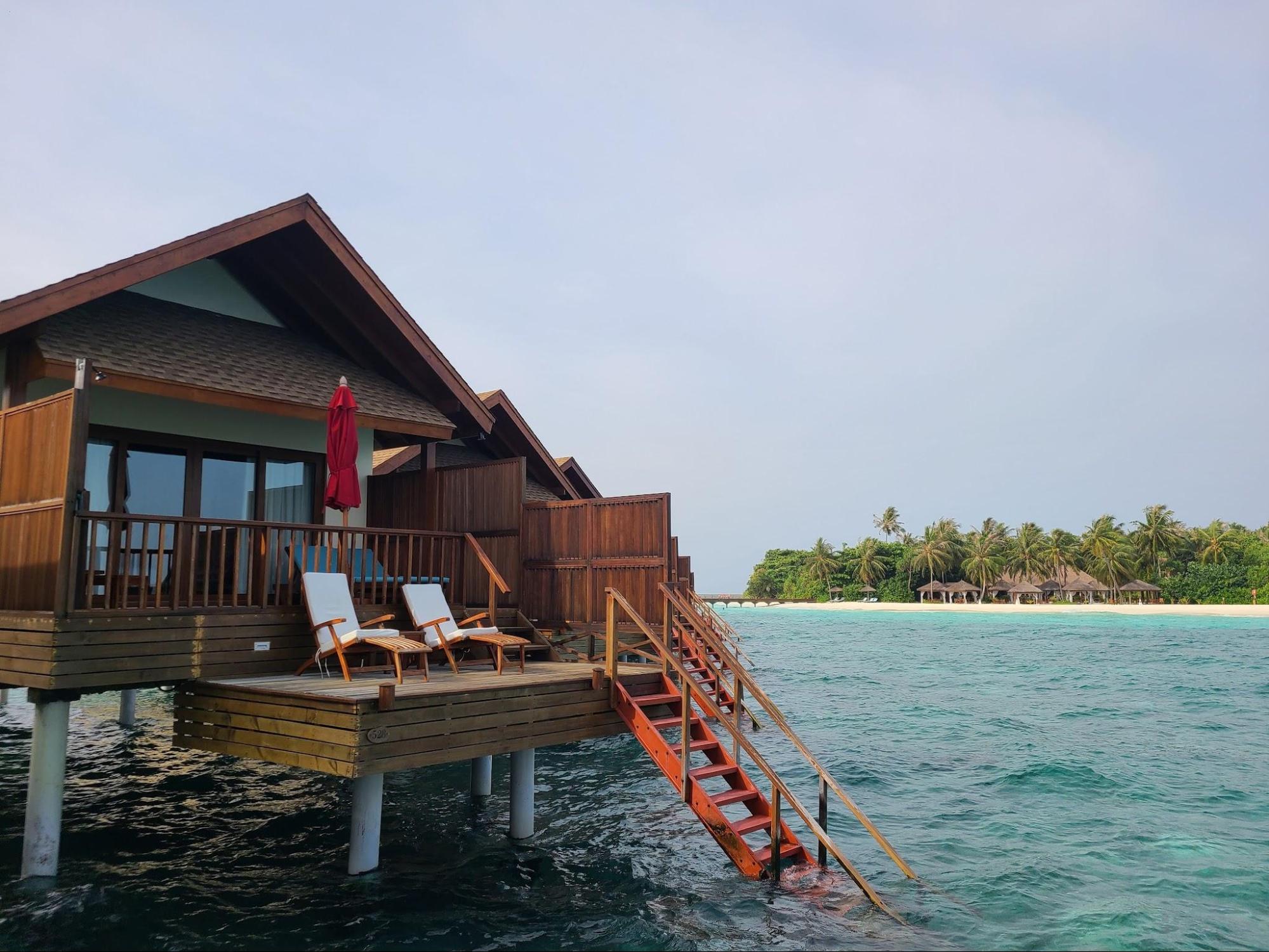 Overwater bungalows at the Reethi Faru Resort | Photo by Anya Kartashova