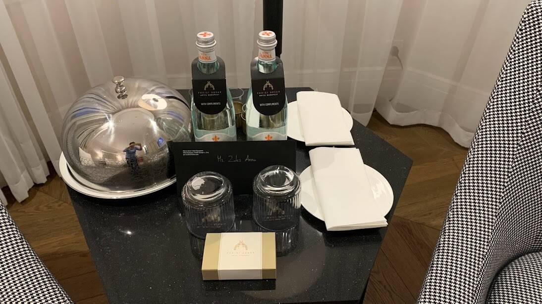 Parisi Udvar Budapest welcome amenity