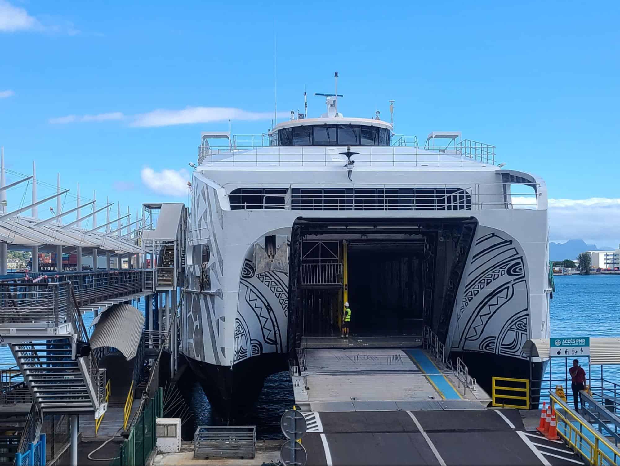 Aremiti is one of two companies operating ferries between Tahiti and Moorea