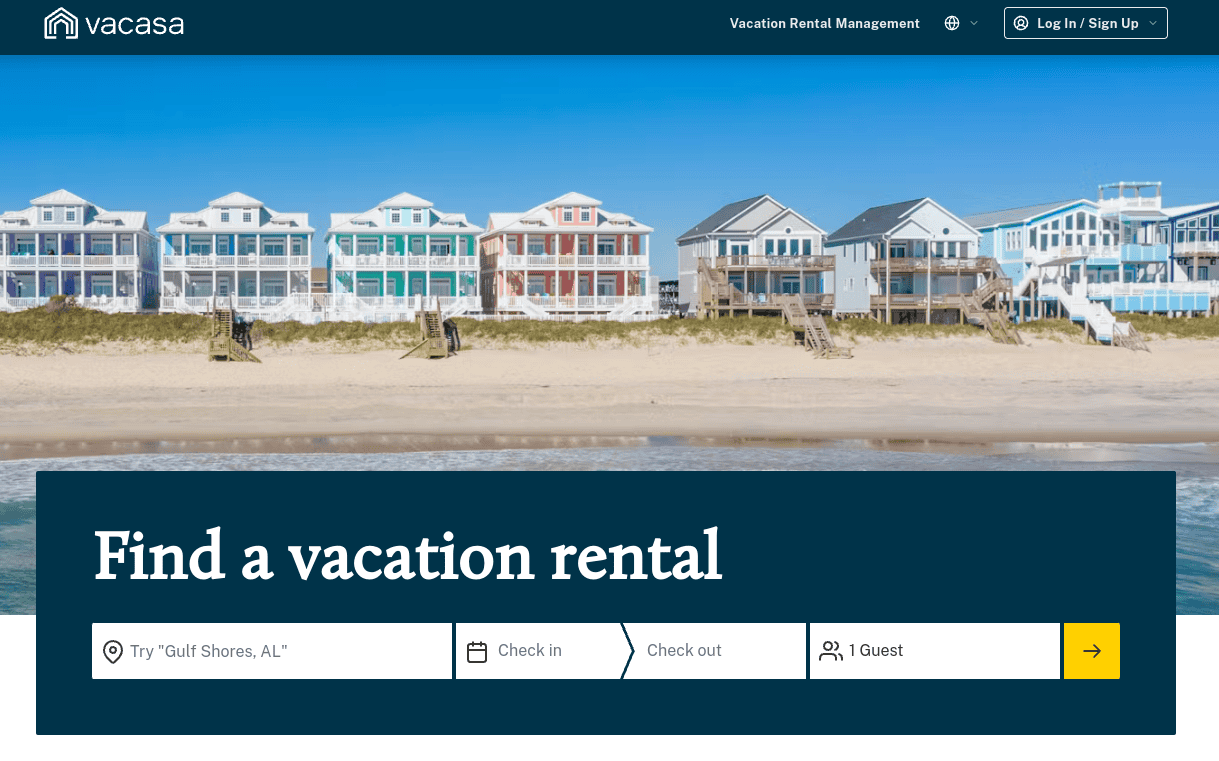 Booking Vacasa Rental Properties with Wyndham Rewards