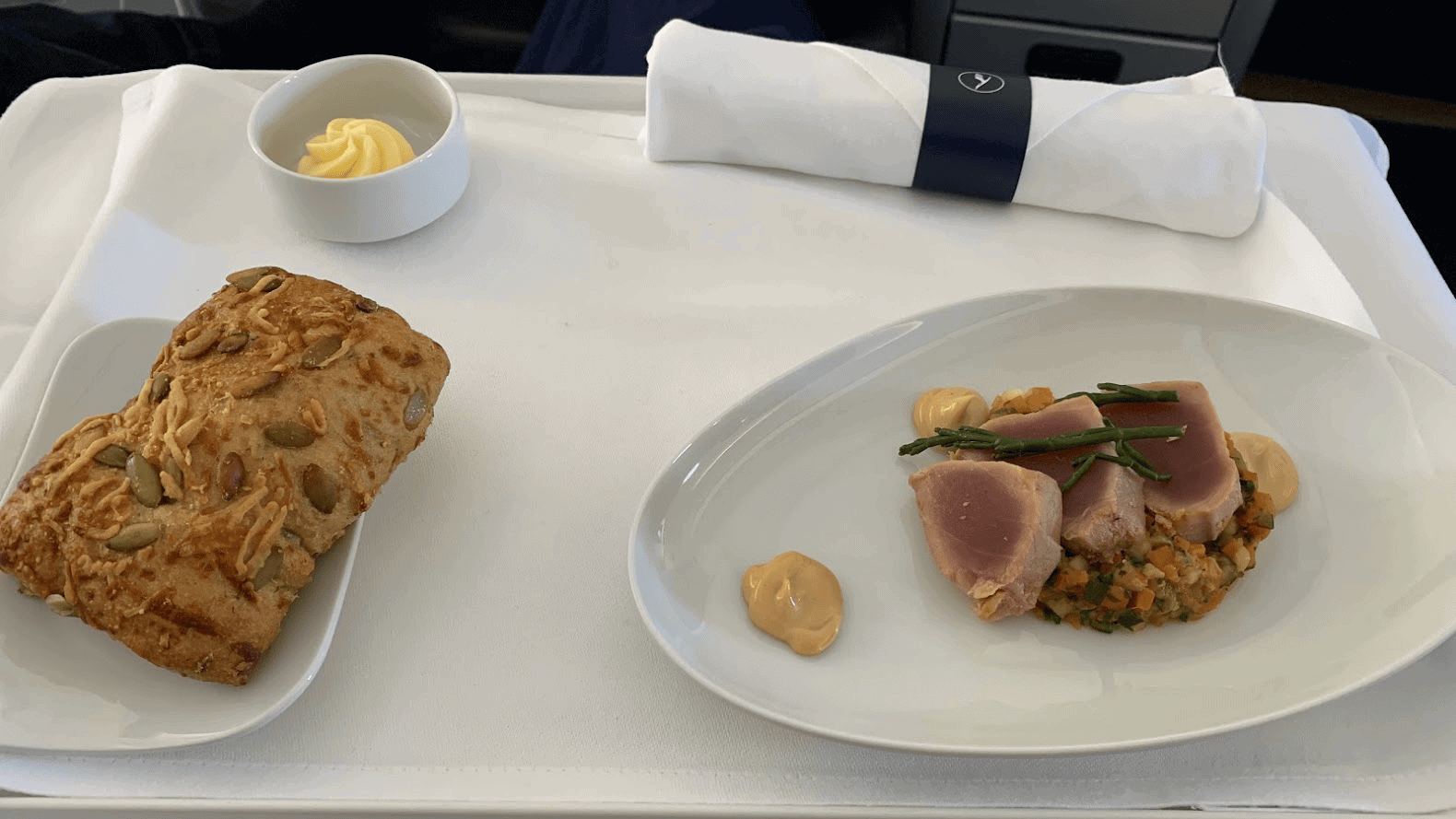 Lufthansa Business Class Food