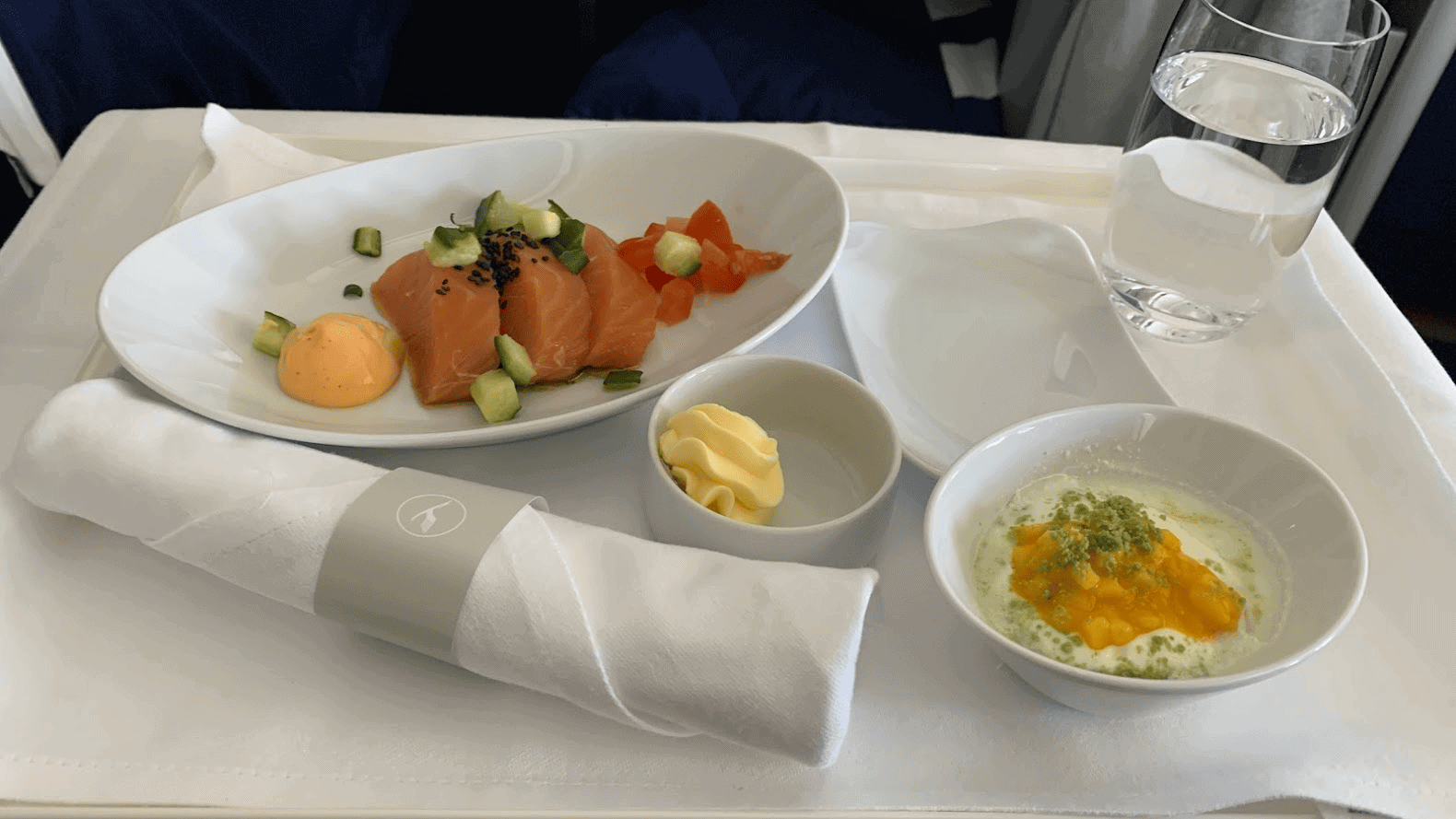 Lufthansa Business Class second meal