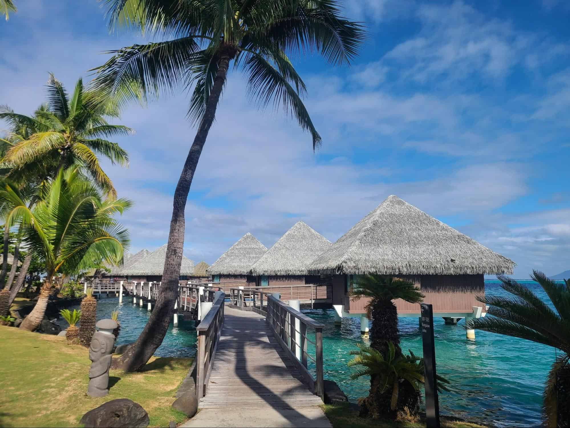 Overwater bungalows at the InterContinental Resort Tahiti | Photo by Anya Kartashova