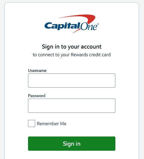 capital one login