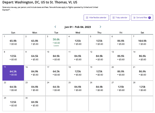 United Airlines Flights-MileagePlus Awards3