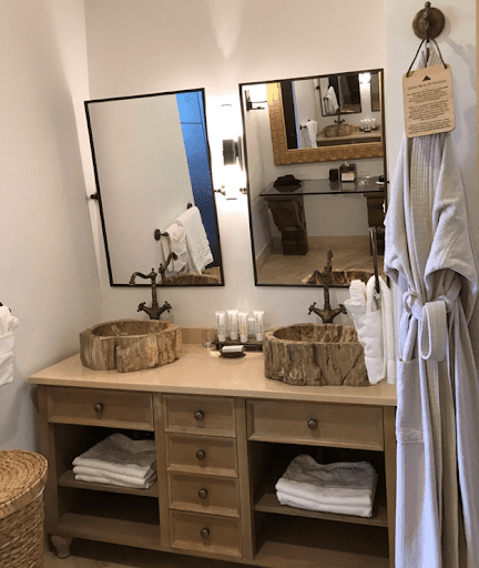 Zemi Beach House bathroom sink area