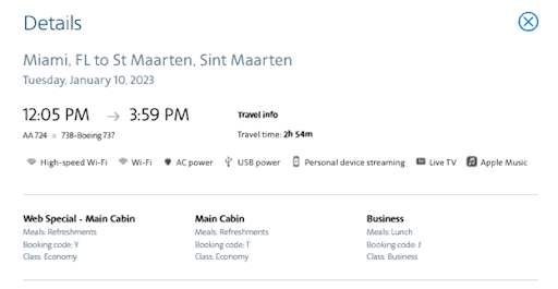 miami florida to Sint Maarten details