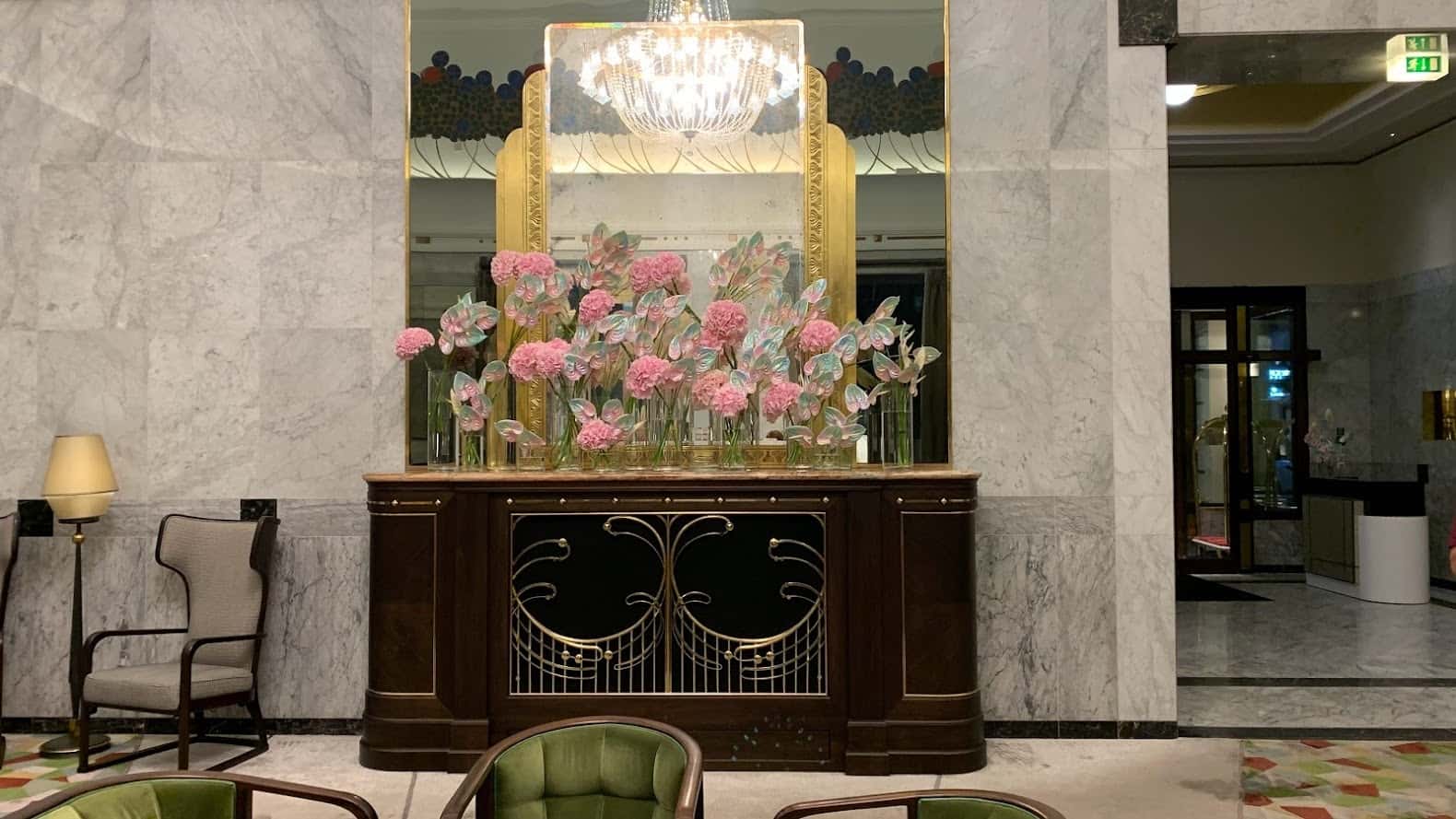 Hotel Bristol, Warsaw - floral display