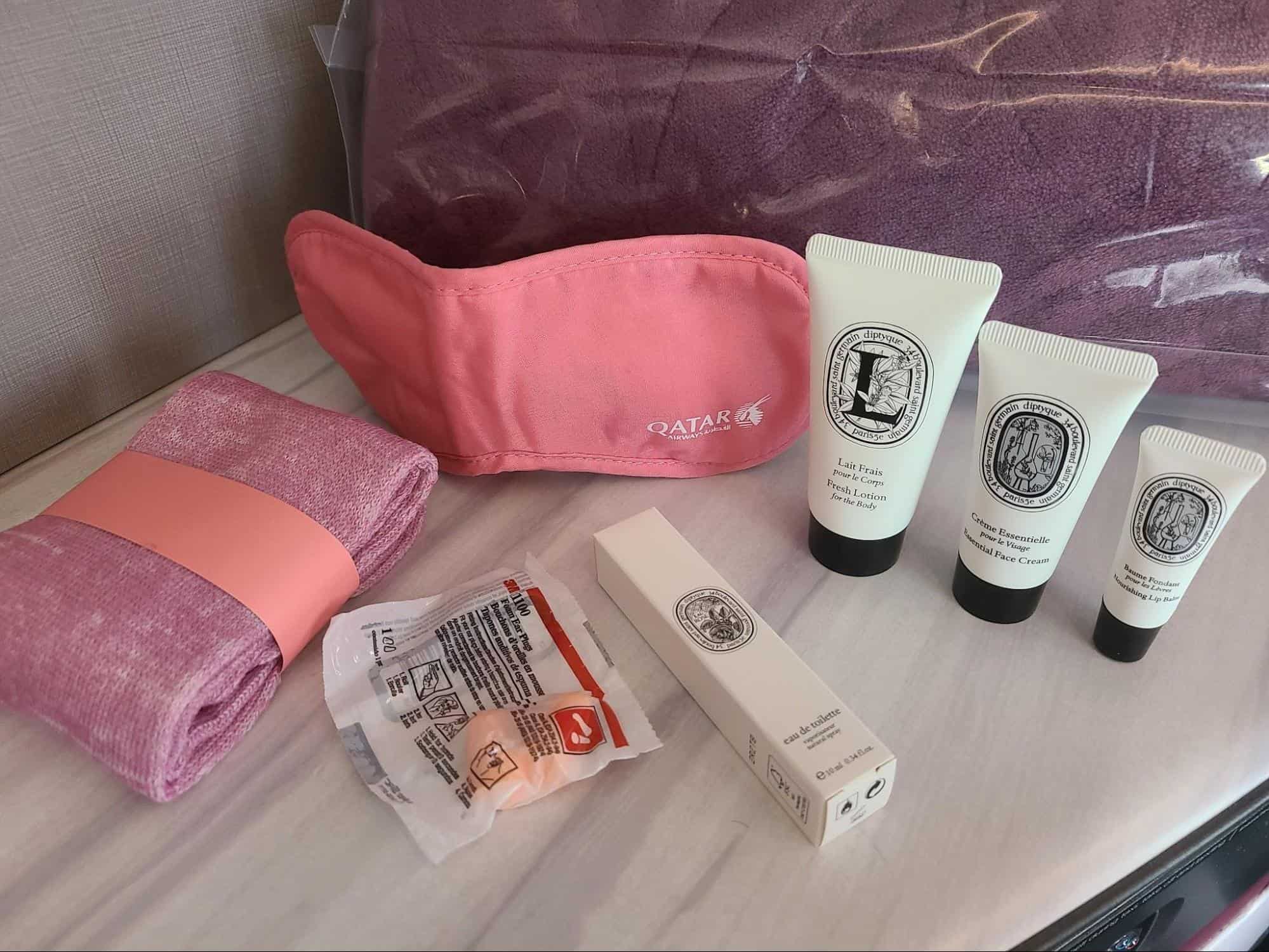 Qatar Qsuites Business Class Amenity Kit