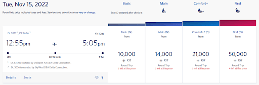 Flights from the U.S. to Canada