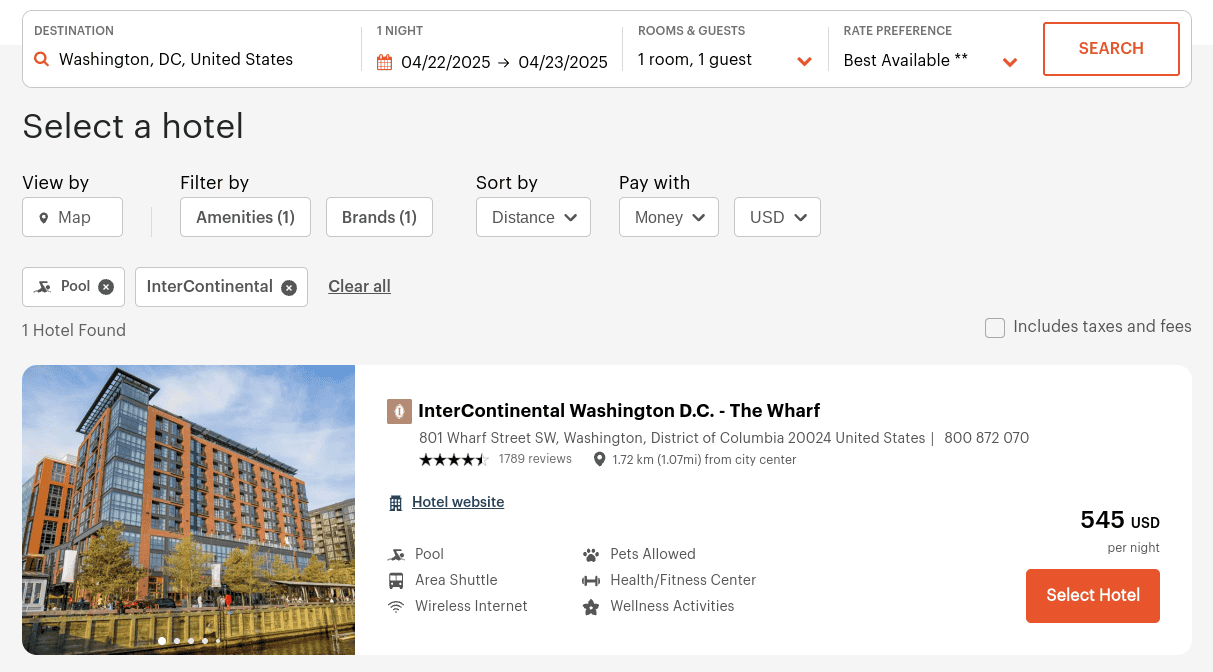 InterContinental Washington D.C. - The Wharf