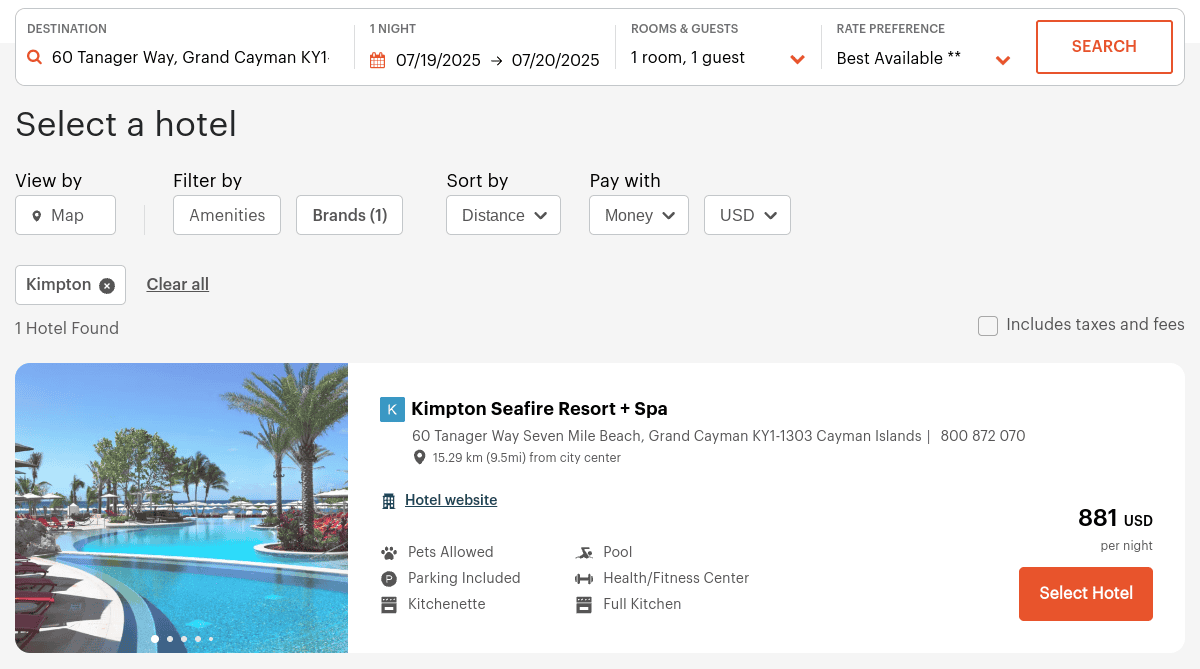 Kimpton Seafire Resort + Spa