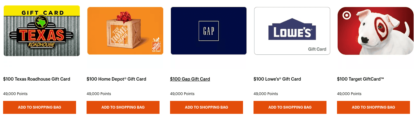gift cards