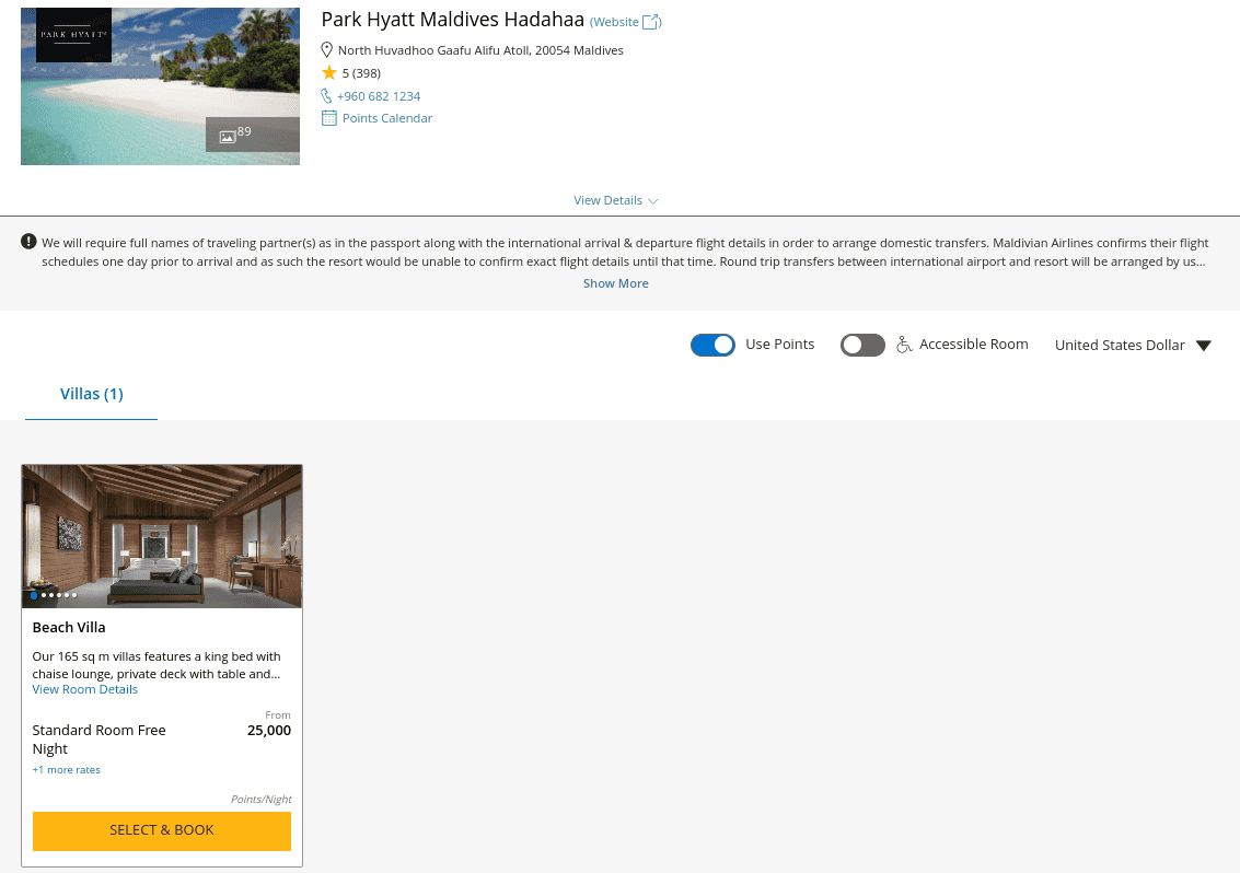 Park Hyatt Maldives Hadahaa
