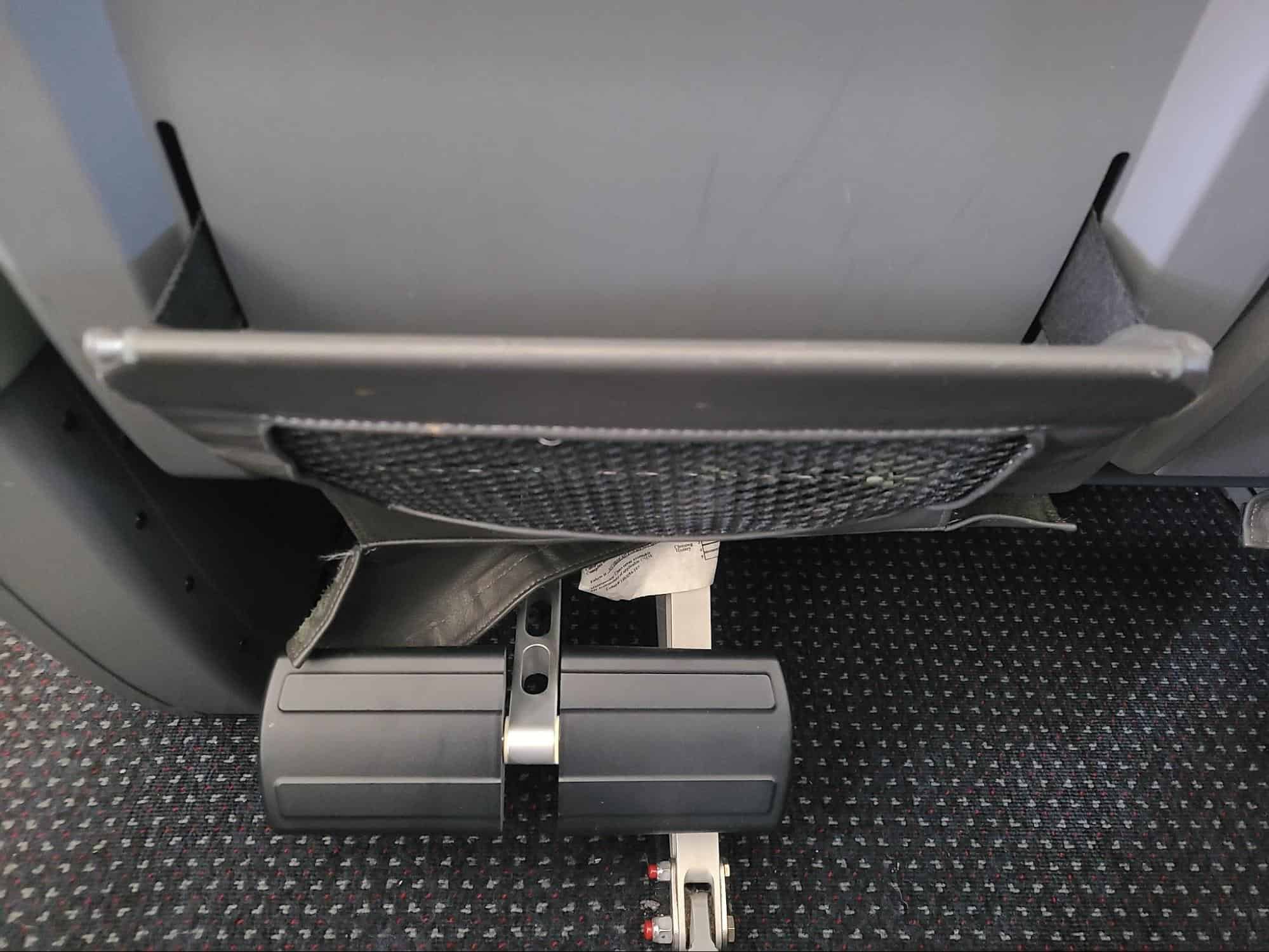 premium economy on Boeing 777-300ER-footrest and recline