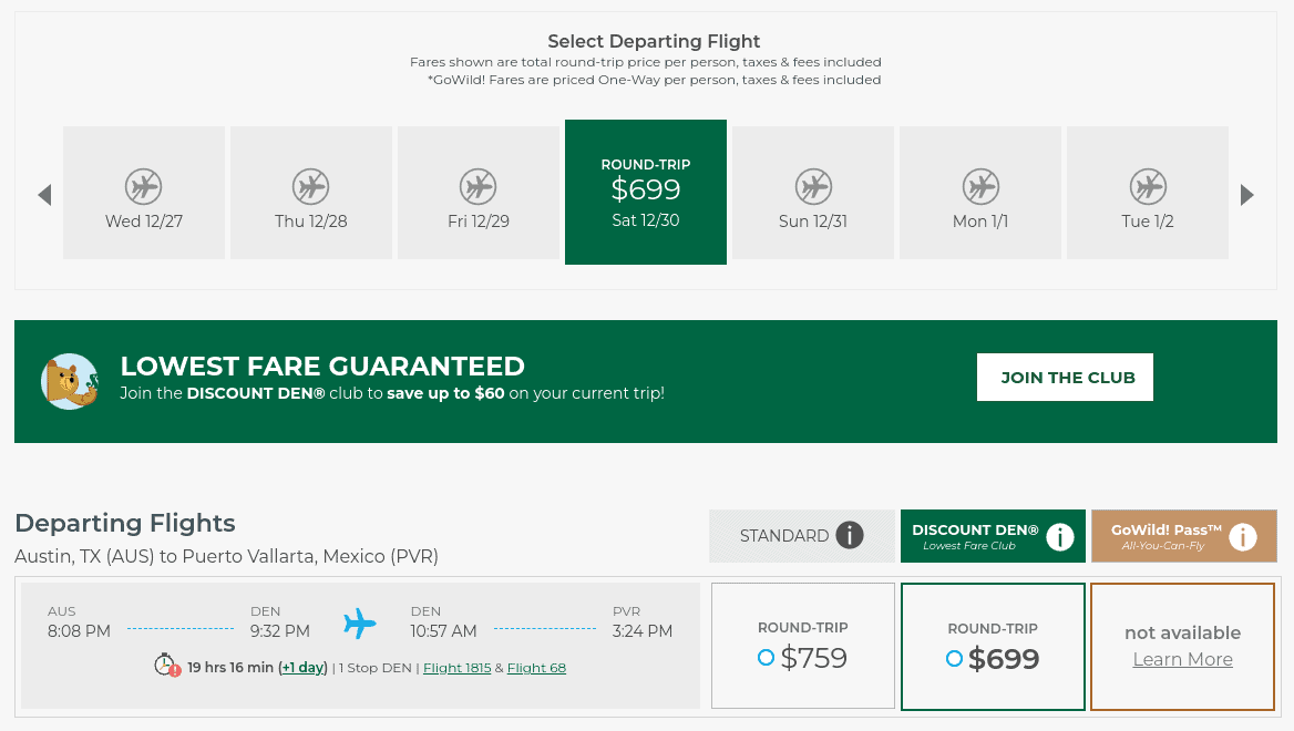 Flying with Frontier Airlines