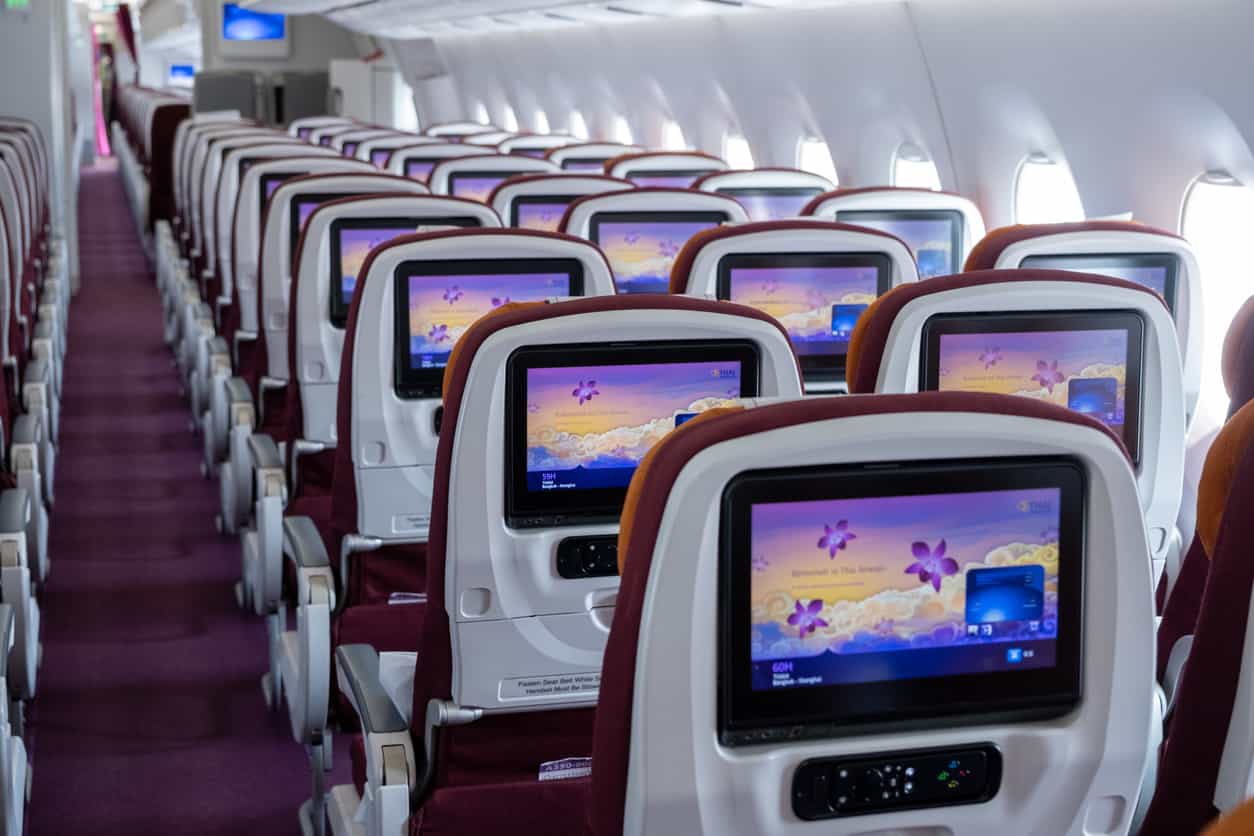 Thai Airways economy seats