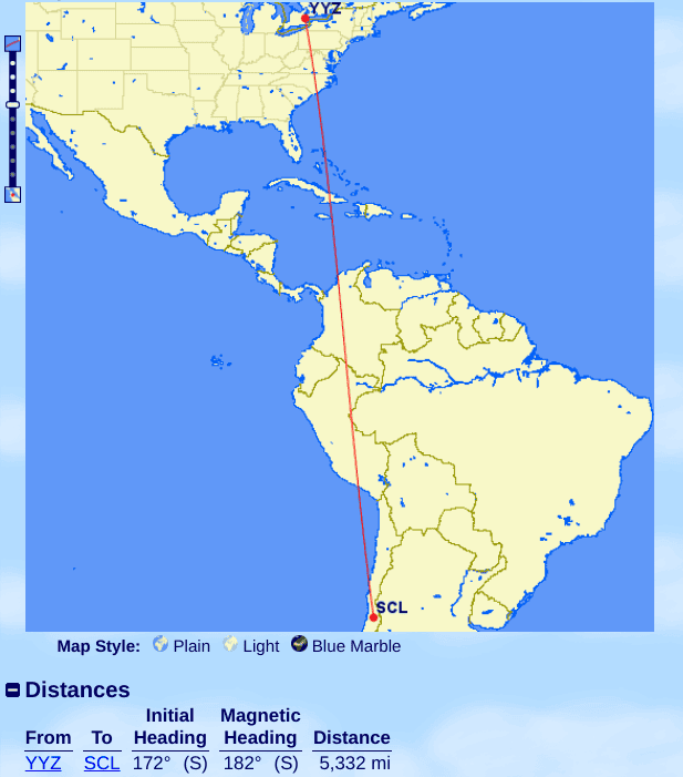 Great Circle Mapper tool