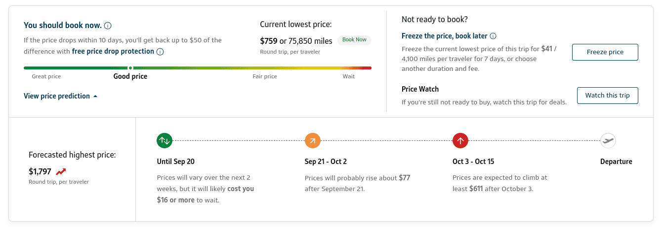 Book flight through Capital One Travel Portal