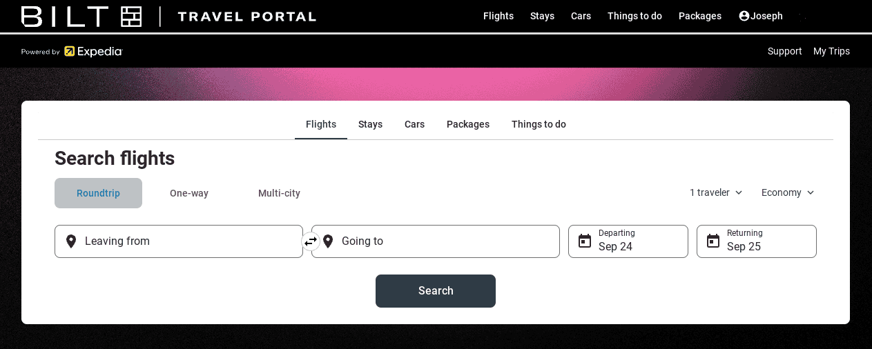 How to Book Flights Through the Bilt Rewards Travel Portal