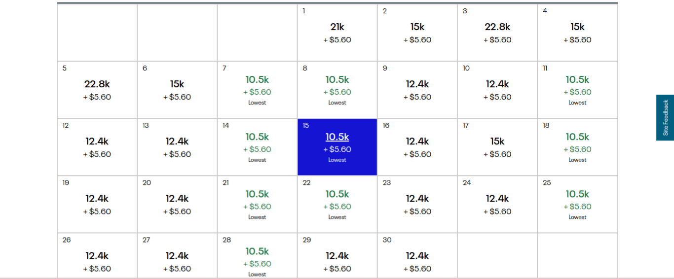 booking flights using points