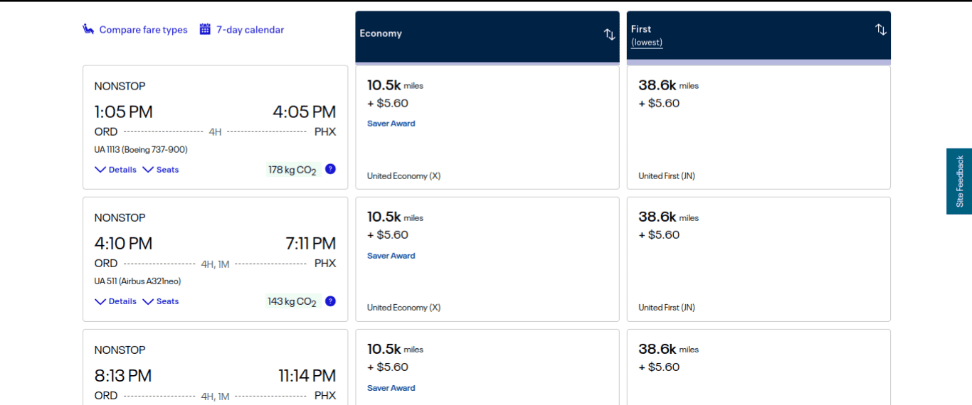 booking flights using points