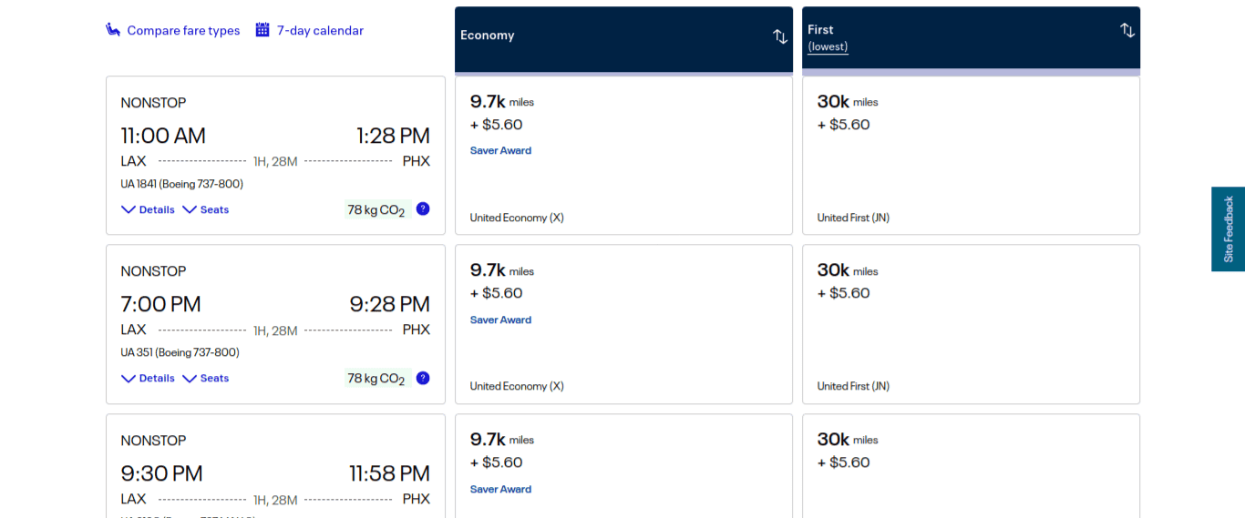 booking flights using points