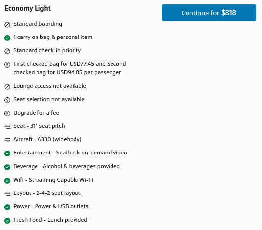 economy light