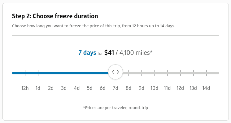 freeze duration