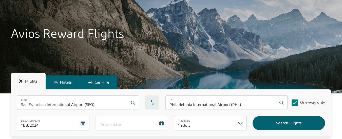 Avios Reward Flights