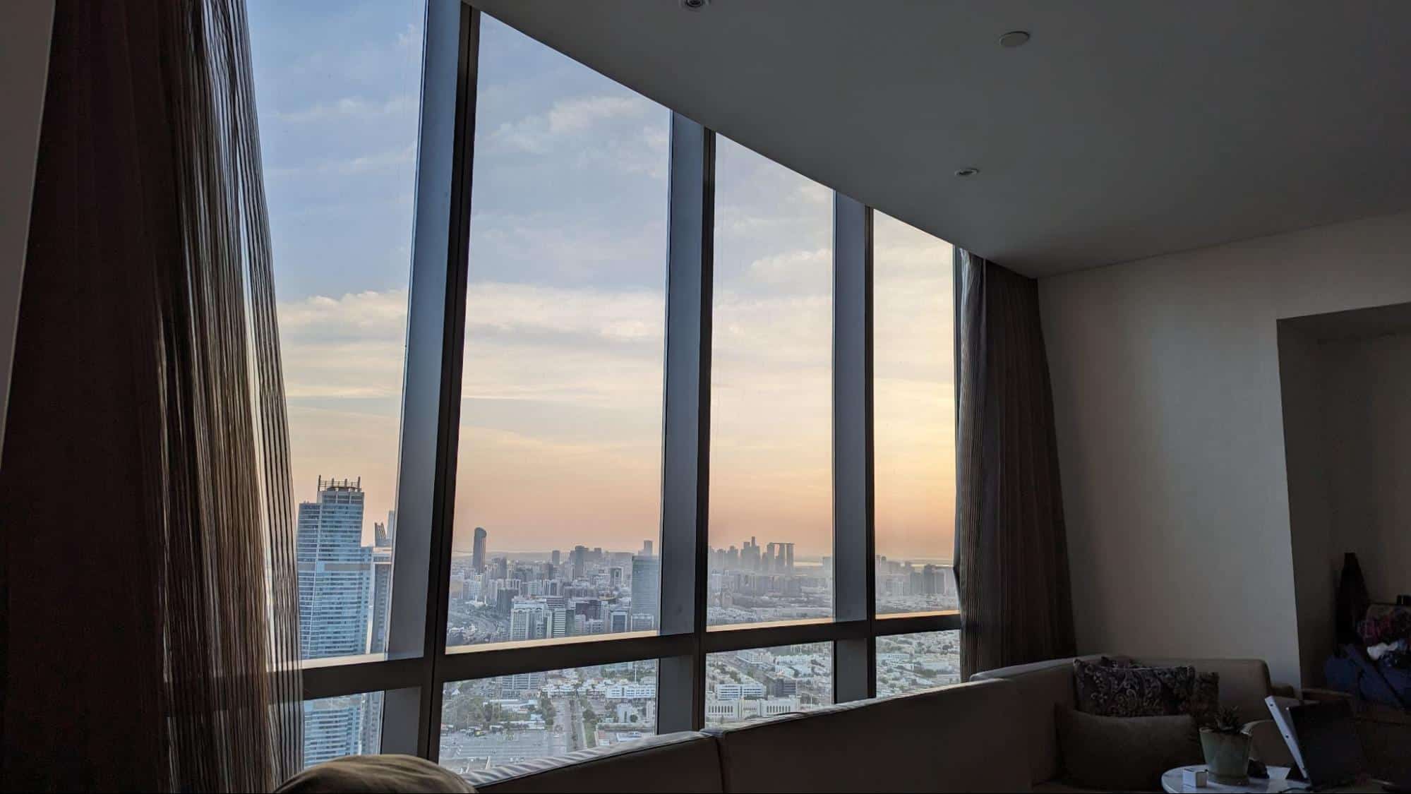 Conrad Abu Dhabi Etihad Towers room view