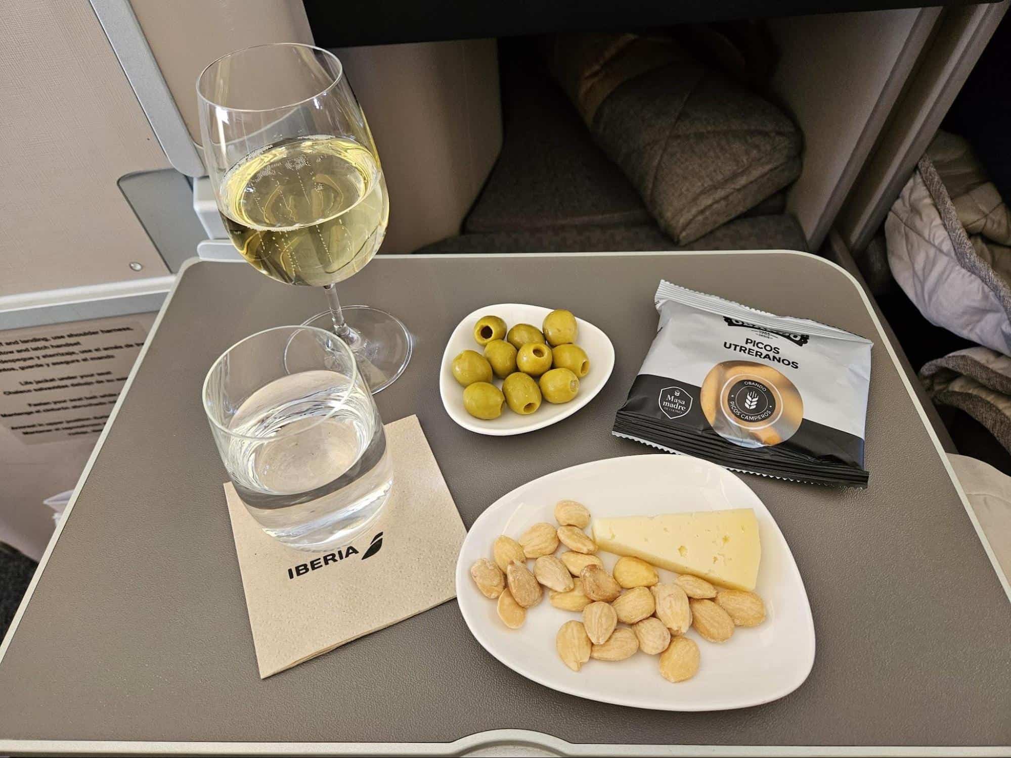 Iberia Business Class Meal Service - premeal
