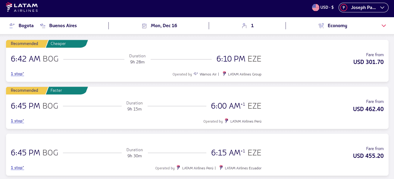 British Airways Executive Club Award Charts