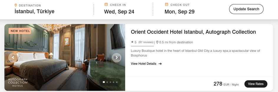Orient Occident Hotel Istanbul - cash