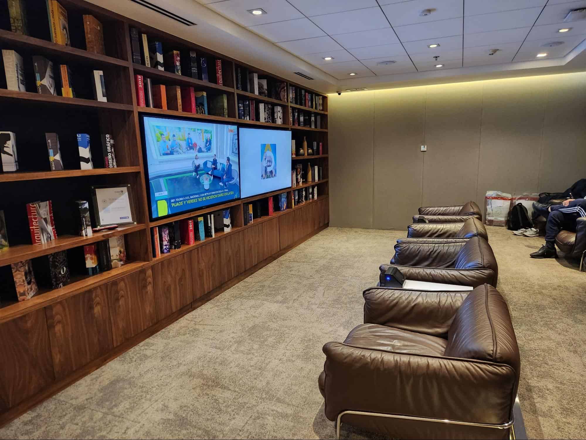 Copa Club at Bogota El Dorado International Aiport (BOG) - media room