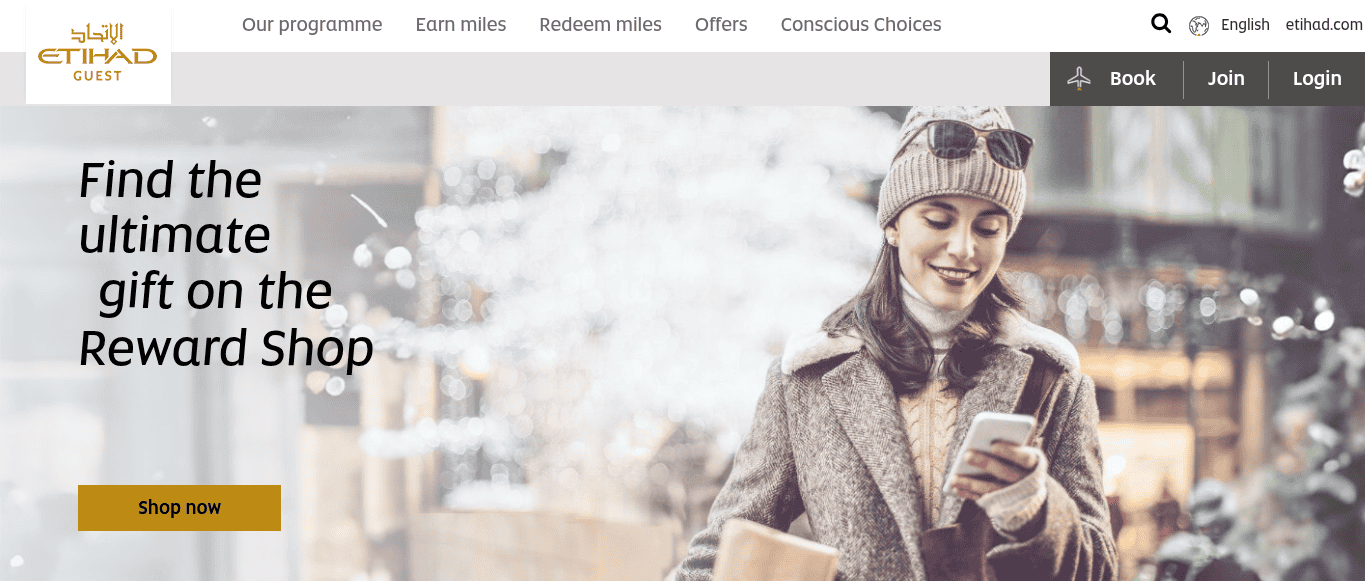 Join Etihad guest