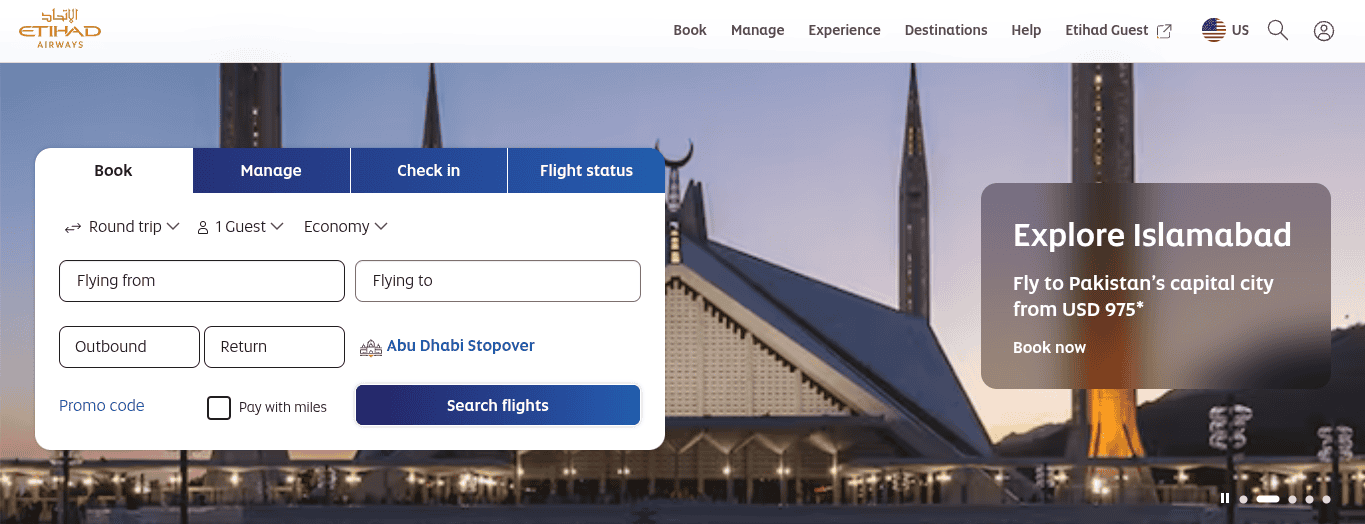 Joining Etihad Guest