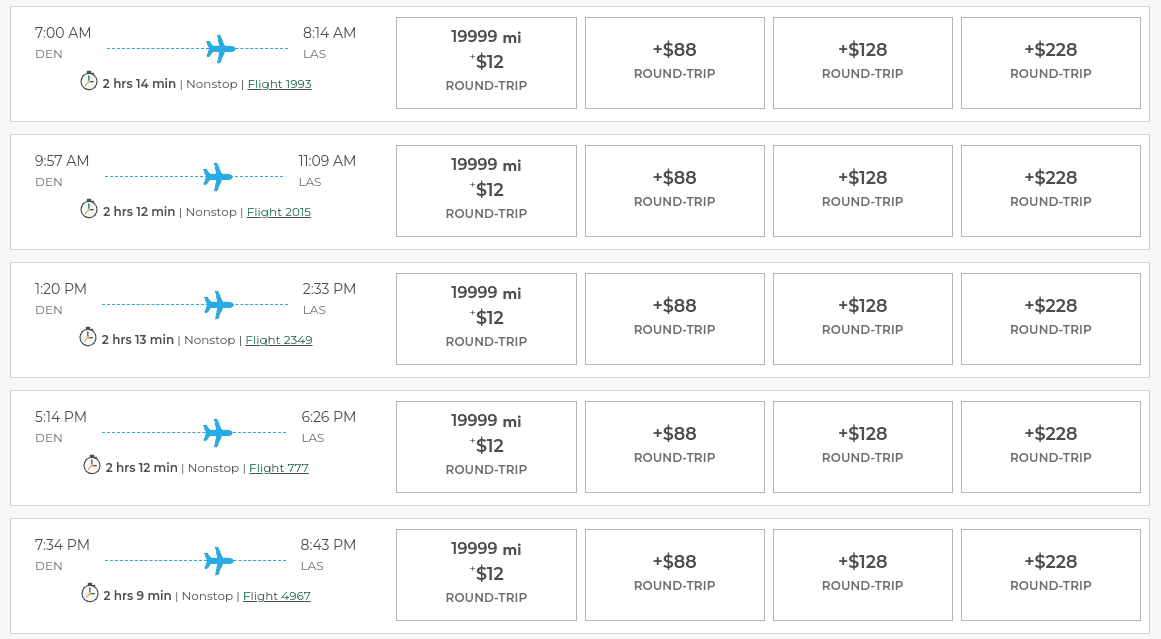 Booking Frontier Miles Award