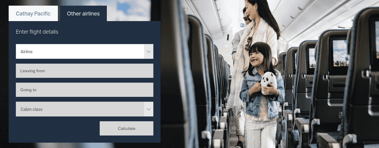 Flying with Cathay Pacific