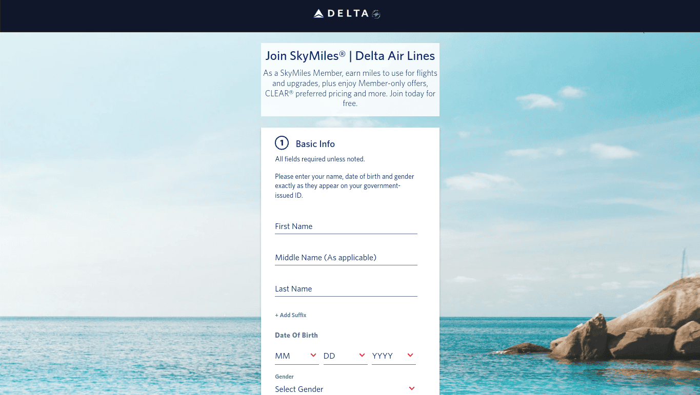 Join Skymiles