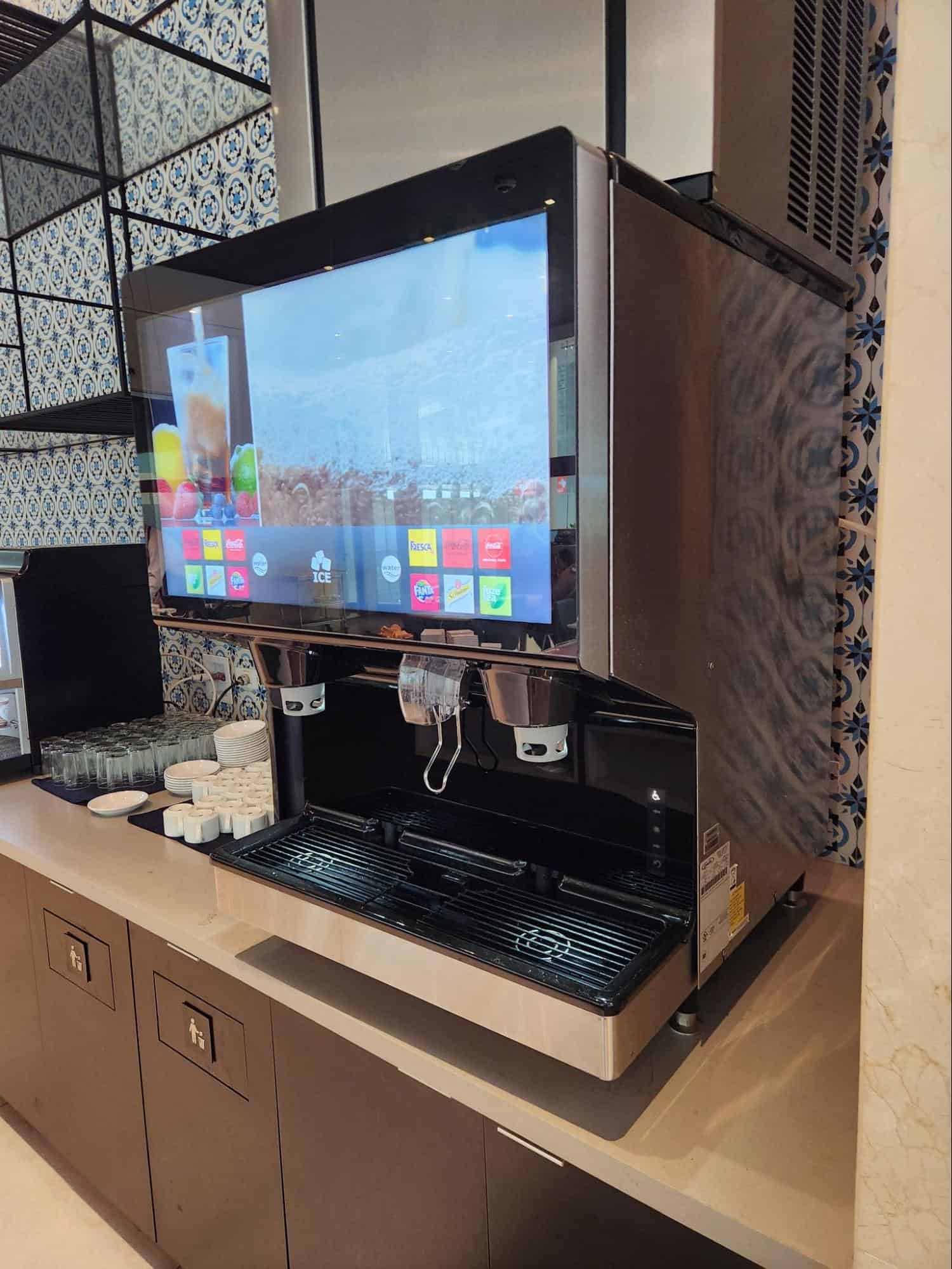 beverage offerings at Copa Club at Panama Tocumen International Airport (PTY), Terminal 2
