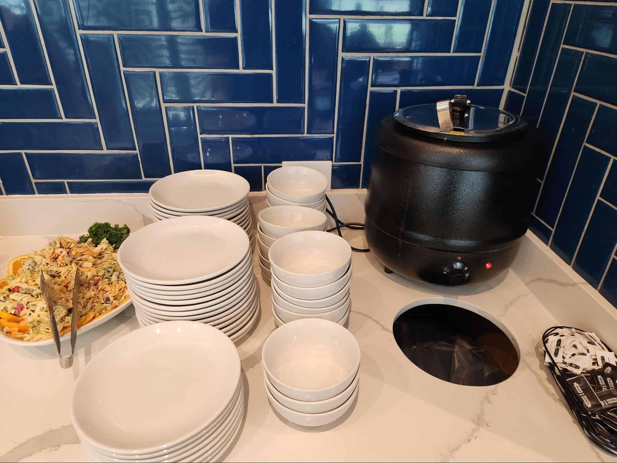 buffet area