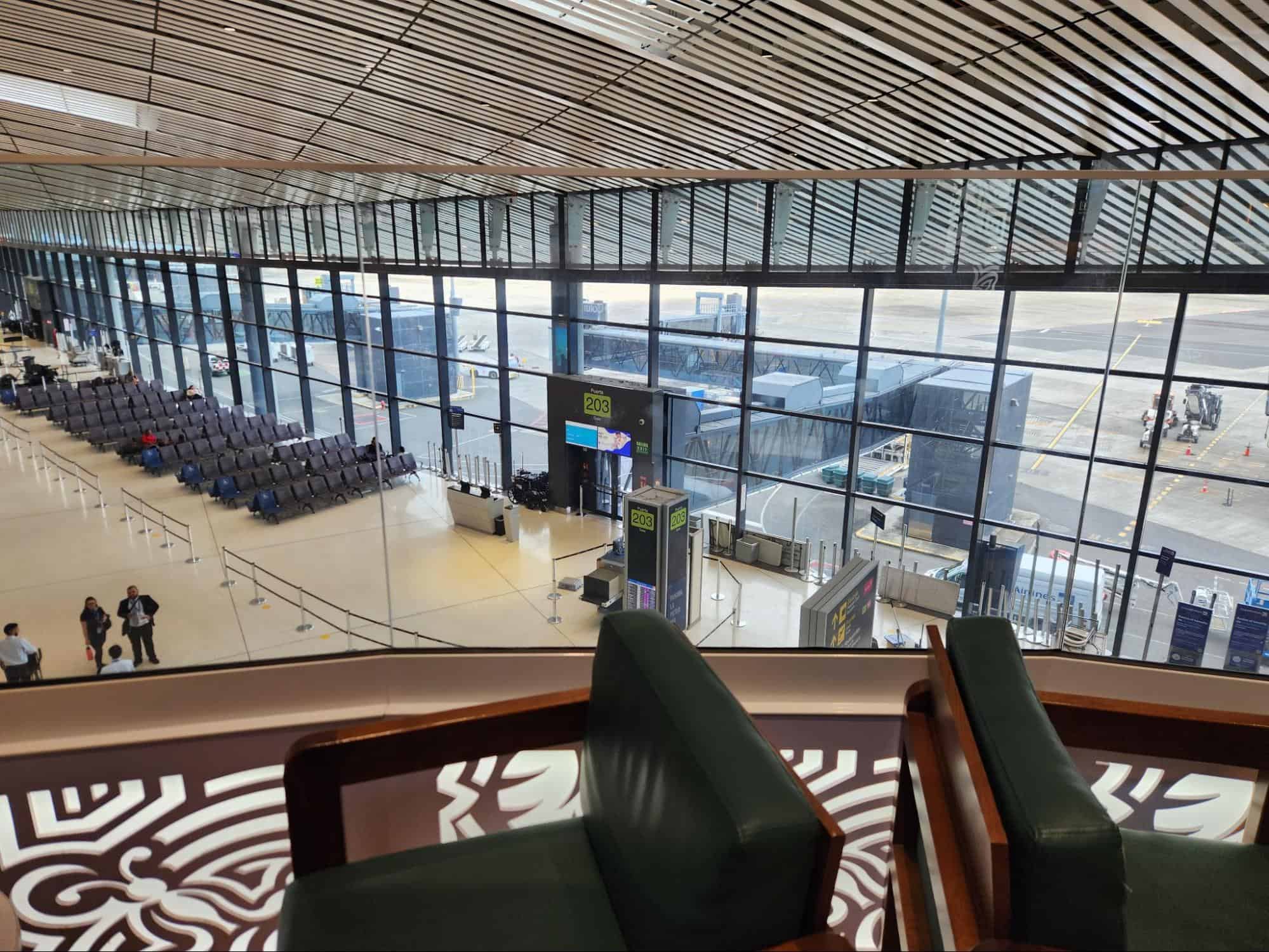 indoor design of The Lounge at Panama Tocumen International Airport (PTY)