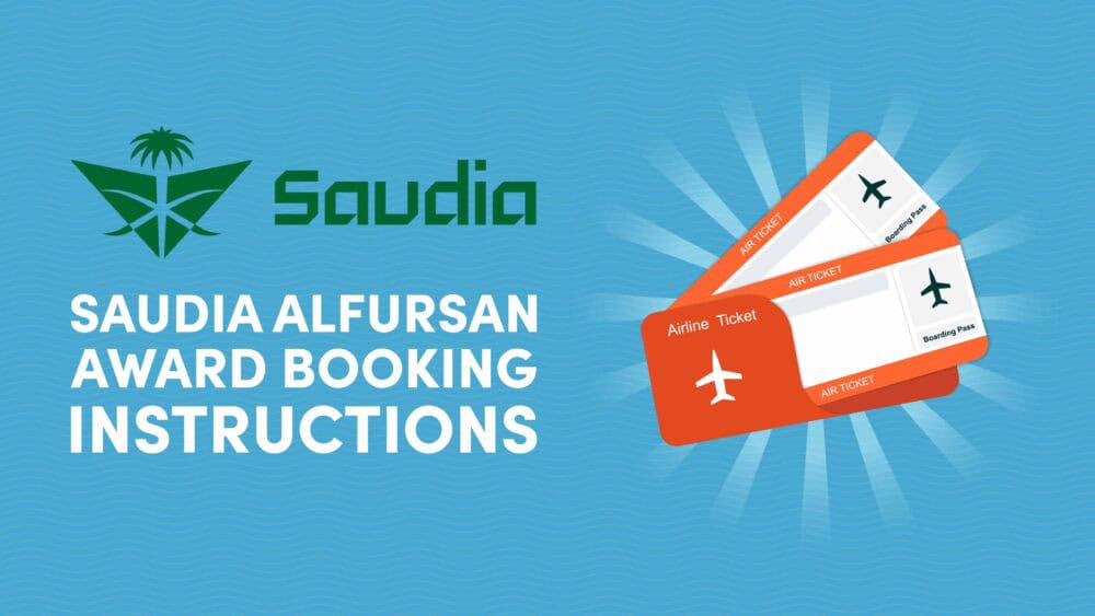 Saudia AlFursan Award Booking Instructions