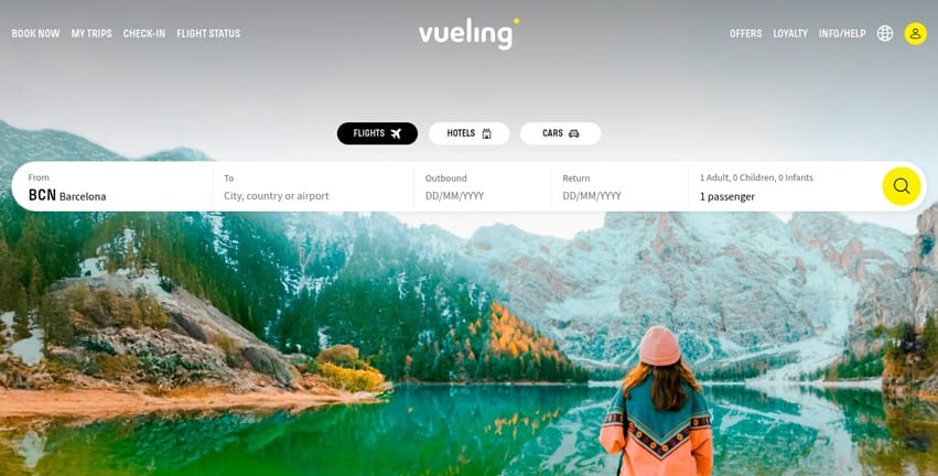 Vueling Club website