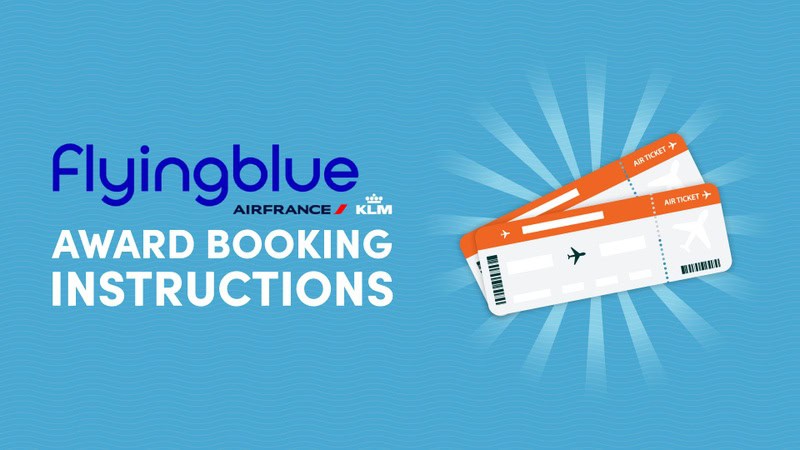 Air France-KLM Flying Blue Award Booking Instructions