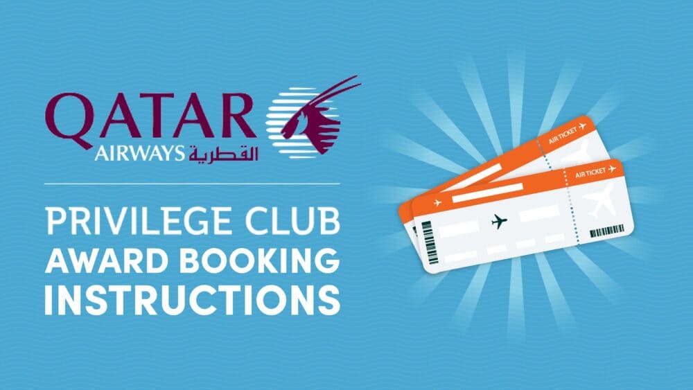 Qatar Airways Privilege Club Award Booking Instructions