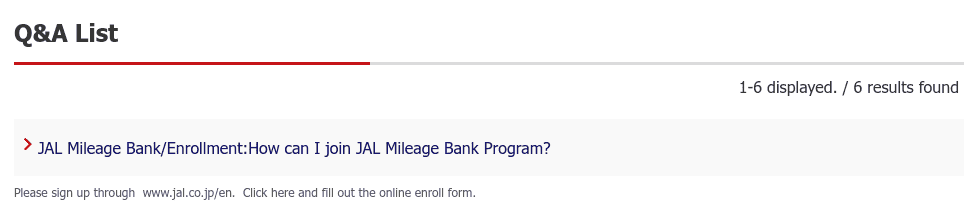 Japan Airlines website - How can I join JAL Mileage Bank Program