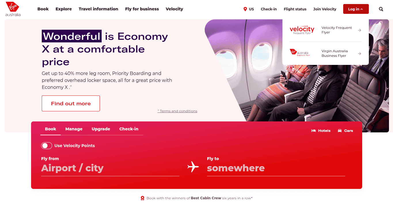 Joining Virgin Australia Velocity Frequent Flyer