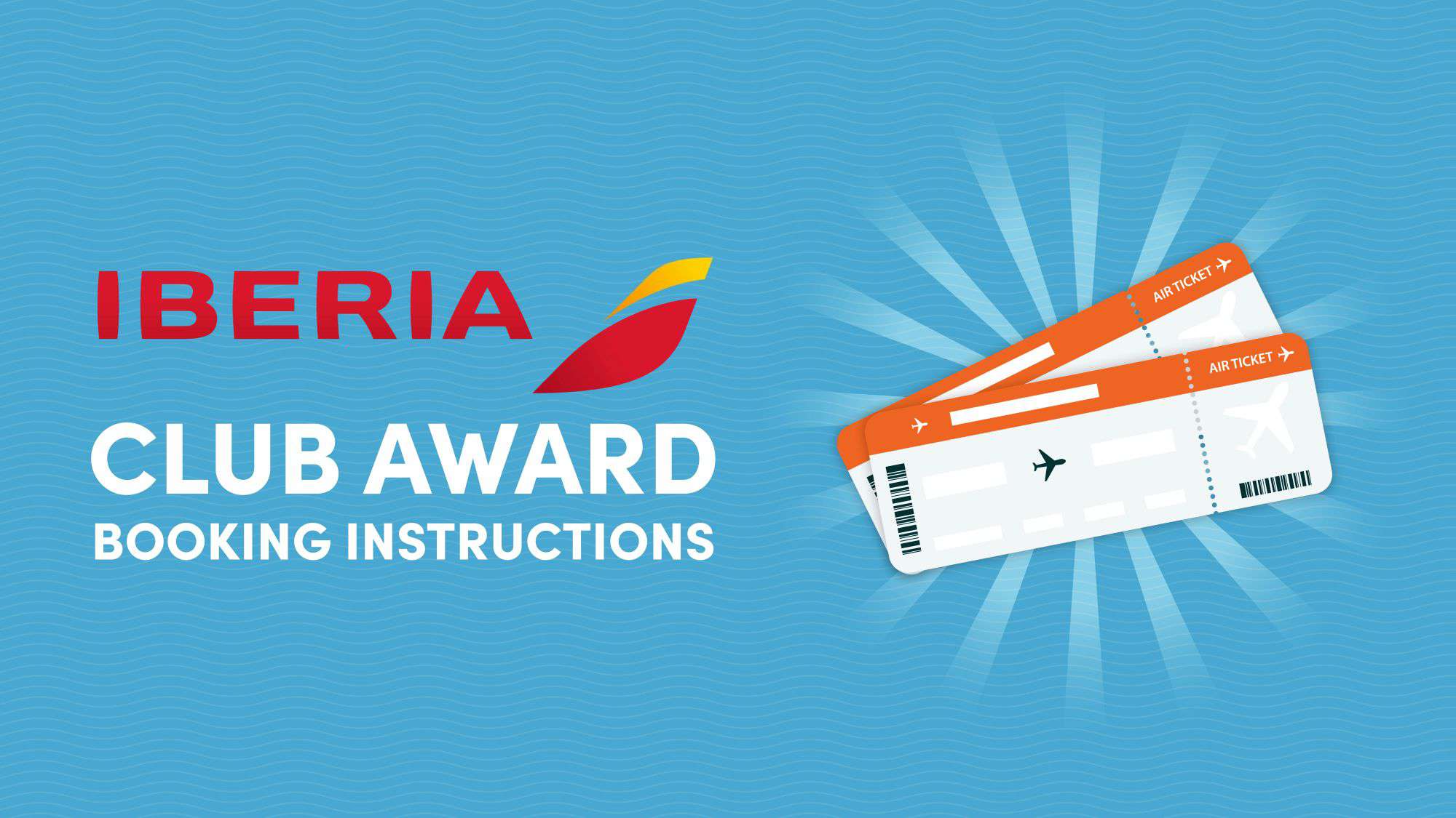 Iberia Club Award Booking Instructions